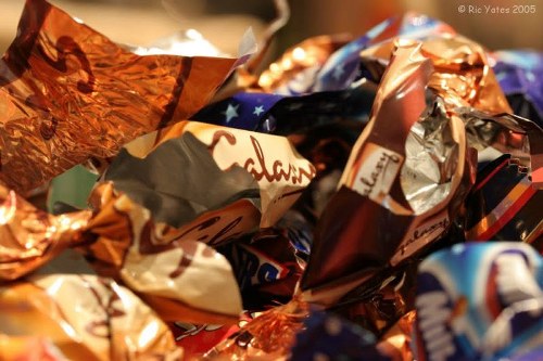 Team discussing waste removal records during an investigation